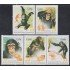 Cuba 3713/17 1998 Evolución del Chimpancé MNH