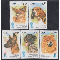 Cuba 3708/12 1998 Perros de raza Dogs MNH Cuba 3708/12 1998 Perros de raza Dogs MNH