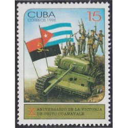 Cuba 3706 1998 10º Aniversario de la Victoria de Cuito Cuanavale MNH Cuba 3706 1998 10º Aniversario de la Victoria de Cuito Cuanavale MNH