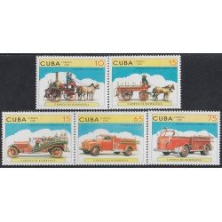 Cuba 3700/04 1998 Carros de bomberos MNH Cuba 3700/04 1998 Carros de bomberos MNH