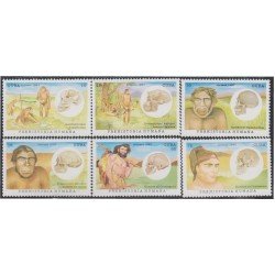 Cuba 3675/80 1997 Prehistoria Humana MNH Cuba 3675/80 1997 Prehistoria Humana MNH