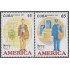 Cuba 3673/74 1997 América Upaep El Cartero MNH