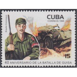 Cuba 3762 1998 Braulio Coroneaux 40 Aniversario de la Batalla de Guisa MNH Cuba 3762 1998 Braulio Coroneaux 40 Aniversario de la Batalla de Guisa MNH