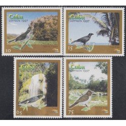 Cuba 3659/62 1997 Fauna Cubana Pájaros Birds MNH Cuba 3659/62 1997 Fauna Cubana Pájaros Birds MNH