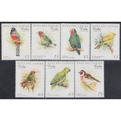 Cuba 3645/51 1997 Fauna Cubana Pájaros Birds MNH Cuba 3645/51 1997 Fauna Cubana Pájaros Birds MNH