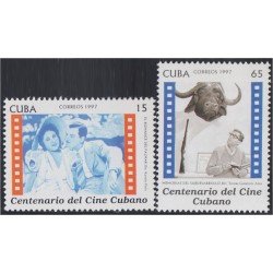 Cuba 3605/06 1997 Centenario del Cine Cubano MNH Cuba 3605/06 1997 Centenario del Cine Cubano MNH