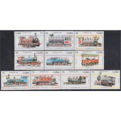 Cuba 3590/99 1996 Espamer 98 Locomotoras Trenes Trains MNH Cuba 3590/99 1996 Espamer 98 Locomotoras Trenes Trains MNH