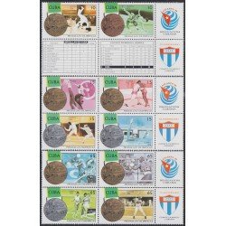 Cuba 3579/88 1996 Medallas olímpicas de delegación cubana Atlanta 96 MNH Cuba 3579/88 1996 Medallas olímpicas de delegación cubana Atlanta 96 MNH
