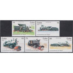 Cuba 3552/56 1996 Locomotoras de Vapor Trenes Trains MNH Cuba 3552/56 1996 Locomotoras de Vapor Trenes Trains MNH