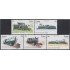 Cuba 3552/56 1996 Locomotoras de Vapor Trenes Trains MNH