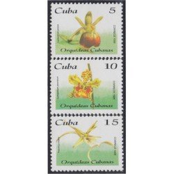 Cuba 3542/44 1996 Orquídeas Cubanas Flores Flowers MNH Cuba 3542/44 1996 Orquídeas Cubanas Flores Flowers MNH