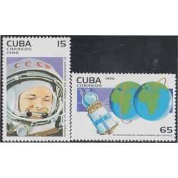 Cuba 3530/31 1996 35º Aniversario del Primer Hombre en el Espacio MNH Cuba 3530/31 1996 35º Aniversario del Primer Hombre en el Espacio MNH