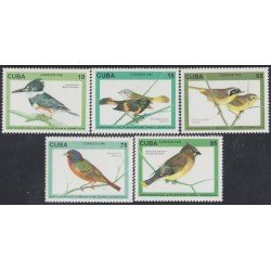 Cuba 3525/29 1996 Fauna Pájaros Birds MNH Cuba 3525/29 1996 Fauna Pájaros Birds MNH