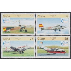 Cuba 3520/23 1996 Espamer 96 Aviones Planes MNH Cuba 3520/23 1996 Espamer 96 Aviones Planes MNH