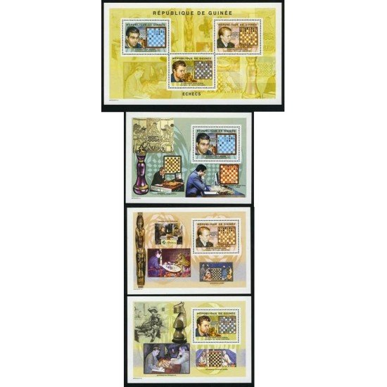 AJZ1 Guinea   República  4 HB 2006 Ajedrez MNH