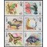 Cuba 3545/50 1996 Fayna Cubana Pájaros Peces Mariposas Patos usados