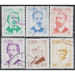 Cuba 3504/09 1996 José Martí Antonio Maceo Carlos M. Céspedes Calixto García Ignacio Agramonte Máximo Gómez usados Cuba 3504/09 1996 José Martí Antonio Maceo Carlos M. Céspedes Calixto García Ignacio Agramonte Máximo Gómez usados