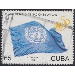 Cuba 3495 1995 50 Aniversario de las Naciones Unidas usados Cuba 3495 1995 50 Aniversario de las Naciones Unidas usados