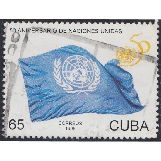 Cuba 3495 1995 50 Aniversario de las Naciones Unidas usados