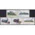 Cuba 3552/56 1996 Locomotoras de Vapor Trenes Trains usados