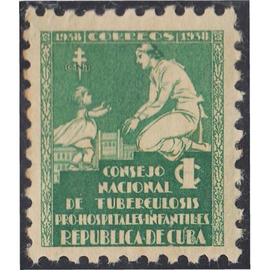 Cuba Beneficencia 1 1938 Consejo nacional de tuberculosis para la infancia MNH Cuba Beneficencia 1 1938 Consejo nacional de tuberculosis para la infancia MNH
