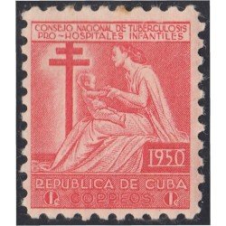 Cuba Beneficencia 10 1950 Consejo nacional de tuberculosis para la infancia MNH Cuba Beneficencia 10 1950 Consejo nacional de tuberculosis para la infancia MNH