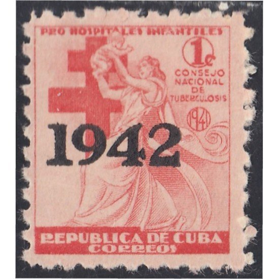 Cuba Beneficencia 5 1942 Consejo nacional de tuberculosis para la infancia MNH Cuba Beneficencia 5 1942 Consejo nacional de tuberculosis para la infancia MNH