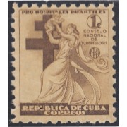 Cuba Beneficencia 4 1941 Consejo nacional de tuberculosis para la infancia MNH