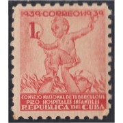 Cuba Beneficencia 2 1939 Consejo nacional de tuberculosis para la infancia MNH