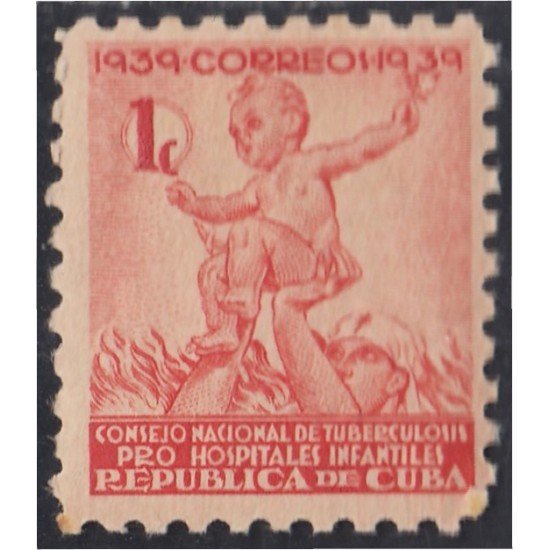 Cuba Beneficencia 2 1939 Consejo nacional de tuberculosis para la infancia MNH Cuba Beneficencia 2 1939 Consejo nacional de tuberculosis para la infancia MNH
