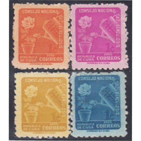 Cuba Beneficencia 24/27 1955  Consejo nacional de tuberculosis para la infancia MH