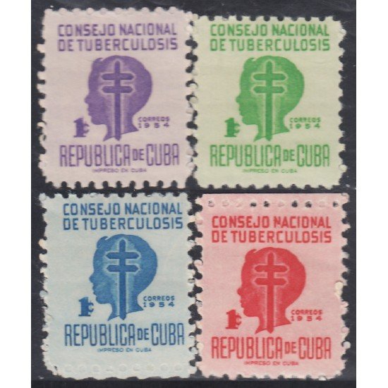Cuba Beneficencia 20/23 1954 Consejo nacional de tuberculosis para la infancia MH Cuba Beneficencia 20/23 1954 Consejo nacional de tuberculosis para la infancia MH