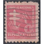 Cuba Beneficencia 19 1953 Consejo nacional de tuberculosis para la infancia usados