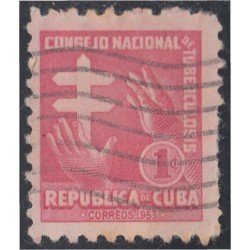 Cuba Beneficencia 19 1953 Consejo nacional de tuberculosis para la infancia usados Cuba Beneficencia 19 1953 Consejo nacional de tuberculosis para la infancia usados