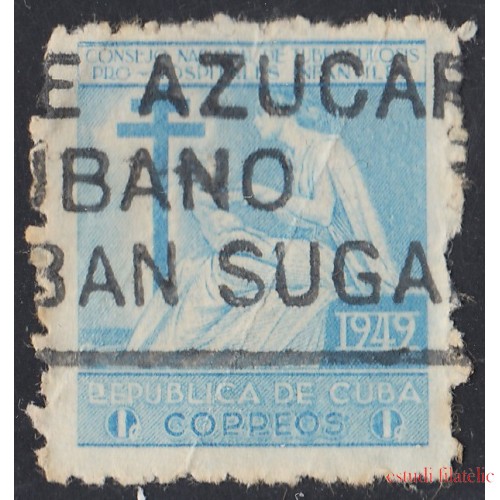 Cuba Beneficencia 9 1949 Consejo nacional de tuberculosis para la infancia usados