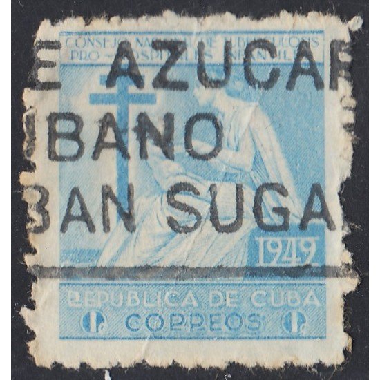 Cuba Beneficencia 9 1949 Consejo nacional de tuberculosis para la infancia usados Cuba Beneficencia 9 1949 Consejo nacional de tuberculosis para la infancia usados