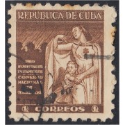 Cuba Beneficencia 8 1943 Consejo nacional de tuberculosis para la infancia usados