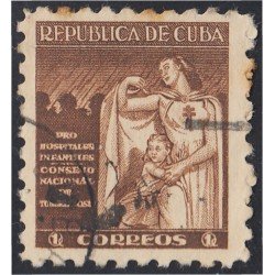 Cuba Beneficencia 8 1943 Consejo nacional de tuberculosis para la infancia usados Cuba Beneficencia 8 1943 Consejo nacional de tuberculosis para la infancia usados