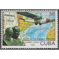 Cuba A- 321 1979 60 Aniversario del vuelo Sevilla-Camaguey Barberan y Collar MNH Cuba A- 321 1979 60 Aniversario del vuelo Sevilla-Camaguey Barberan y Collar MNH