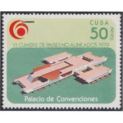 Cuba A- 315 1979 VI Cumbre de países no alineados Palacio de convenciones MNH Cuba A- 315 1979 VI Cumbre de países no alineados Palacio de convenciones MNH