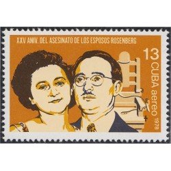 Cuba A- 310 1978 XXV Aniversario del asesinato de los esposos Rosenberg MNH Cuba A- 310 1978 XXV Aniversario del asesinato de los esposos Rosenberg MNH