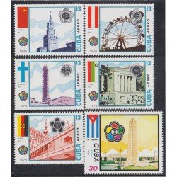Cuba A- 292/97 1978 XI Festival Mundial de los estudiantes en La Habana MNH Cuba A- 292/97 1978 XI Festival Mundial de los estudiantes en La Habana MNH