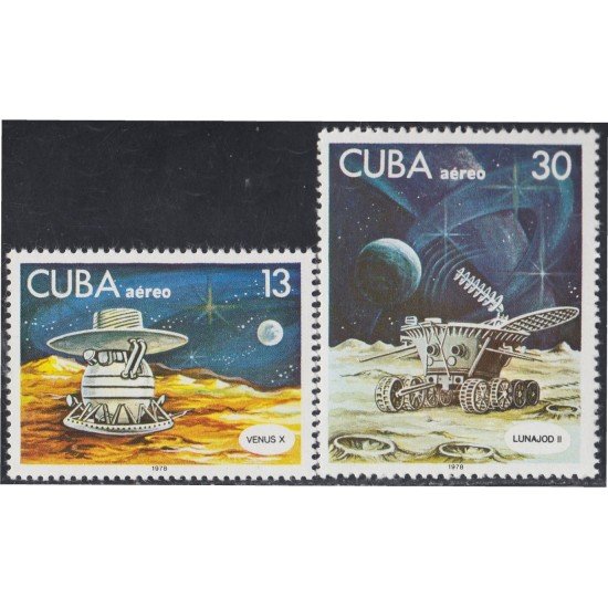 Cuba A- 279/80 1978 Día de la astronautica MNH Cuba A- 279/80 1978 Día de la astronautica MNH