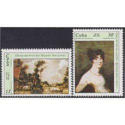 Cuba A- 274/75 1978 Obras de Arte del Museo Nacional MNH Cuba A- 274/75 1978 Obras de Arte del Museo Nacional MNH