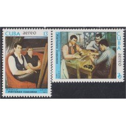 Cuba A- 260/61 1977 Pintores cubanos J. Arche MNH Cuba A- 260/61 1977 Pintores cubanos J. Arche MNH