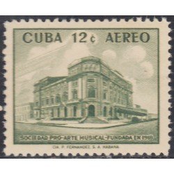 Cuba Aéreo 199 1959 Sociedad Pro Arte musical MNH Cuba Aéreo 199 1959 Sociedad Pro Arte musical MNH