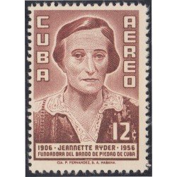 Cuba A- 163 1957 Jeannette Ryder MNH Cuba A- 163 1957 Jeannette Ryder MNH