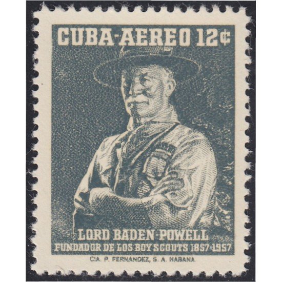 Cuba A- 152 1957 Lord Baden Powell MNH Cuba A- 152 1957 Lord Baden Powell MNH