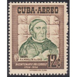 Cuba A- 128 1956 Obispo P.A Morell de Santa Cruz MNH Cuba A- 128 1956 Obispo P.A Morell de Santa Cruz MNH