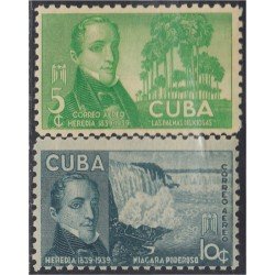 Cuba A- 33/34 1941 José María Heredia y Campuzana MNH Cuba A- 33/34 1941 José María Heredia y Campuzana MNH